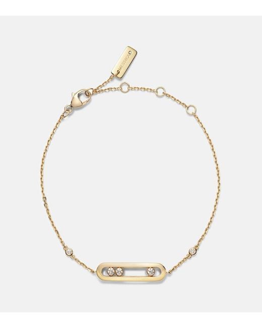 Messika Metallic Baby Move 18Kt Bracelet With Diamonds