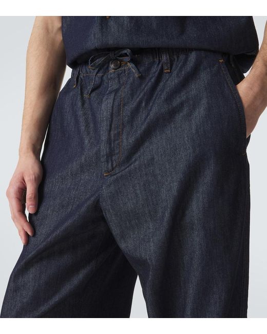 Dries Van Noten Blue Straight Jeans for men
