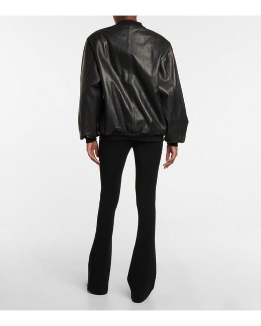 Magda Butrym Black Leather Jacket