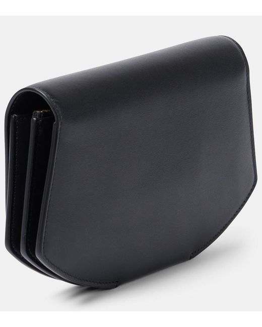 SAVETTE Black Clutch Florence Aus Leder