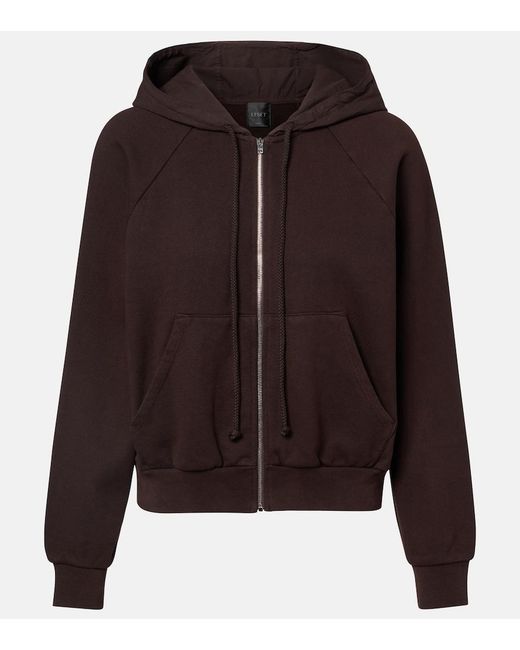 Leset Brown Jamie Cotton Terry Hoodie