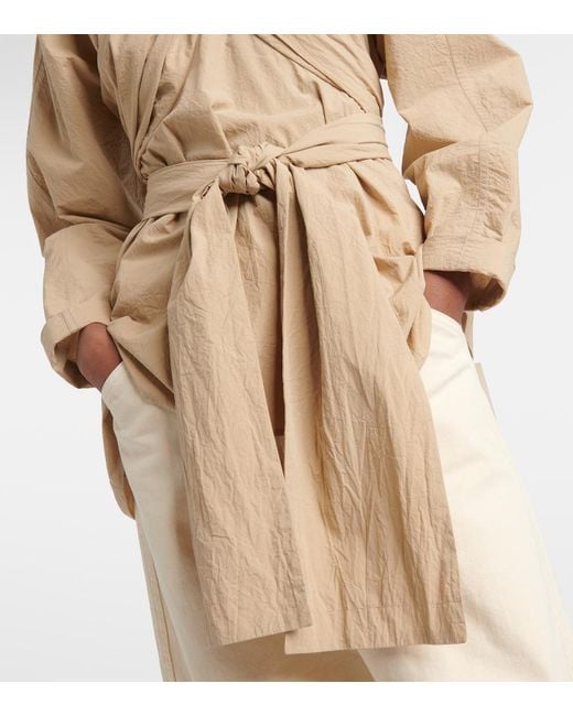 Lemaire Natural Belted Cotton Top
