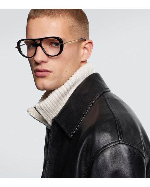 Loewe Aviator-Brille in Black für Herren