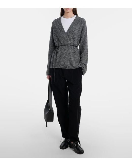 Velvet Black Alina Wool-Blend Cardigan