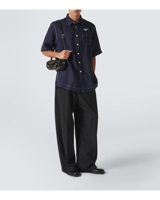 Borsa Messenger Voyou Roller di Givenchy in Black da Uomo