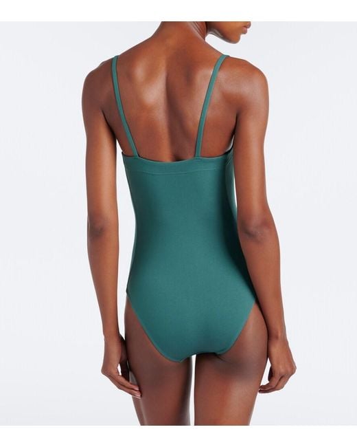 Eres Green Aquarelle Swimsuit