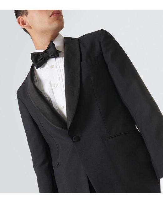 Rubinacci Black Wool Tuxedo for men