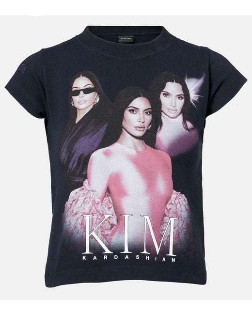 Balenciaga Kim K Shrunk T-Shirt | Lyst UK