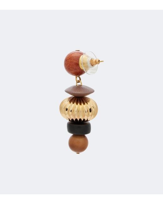 Jennifer Behr Multicolor Lavon Embellished-Plated Drop Earrings