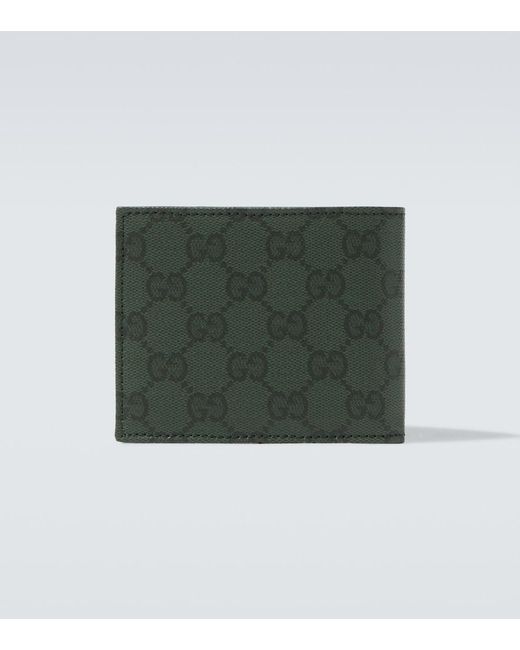 Gucci Green Gg Canvas Bifold Wallet for men