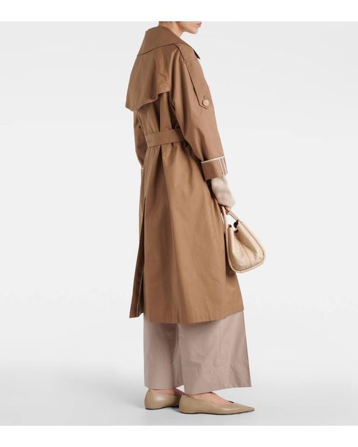 Max Mara Brown The Cube Utrench Trench Coat