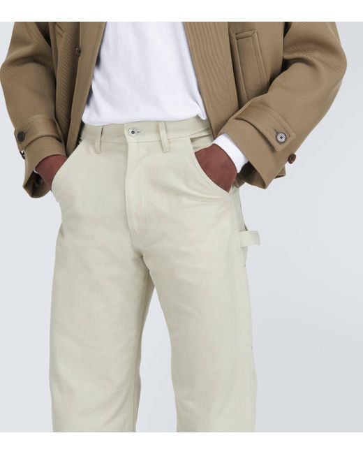 Pantalon droit en coton Auralee pour homme en coloris Natural