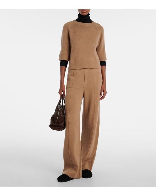 Jardin Des Orangers Brown Wool And Cashmere Sweater