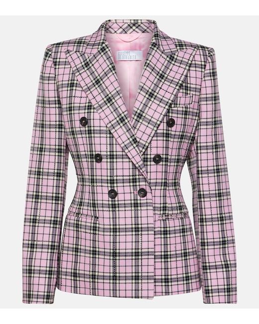 GIUSEPPE DI MORABITO Pink Blazer aus Wolle