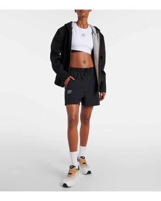 Loewe Blue X On Logo Running Shorts