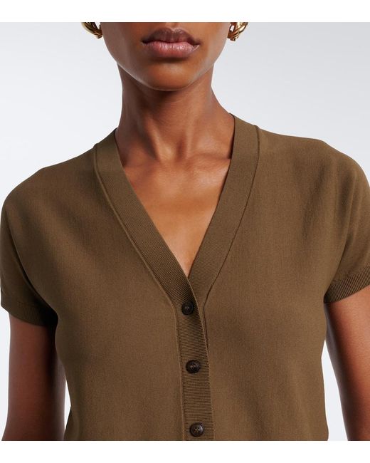 Max Mara Green Knitted Top