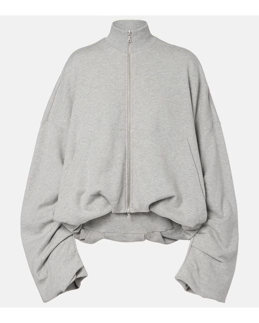 Dries Van Noten Gray Cotton Jersey Sweatshirt
