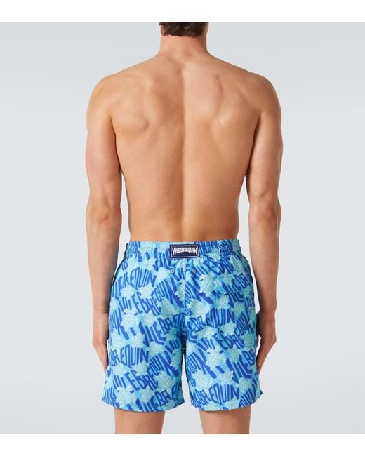 Banador Estampado Vilebrequin de hombre de color Blue