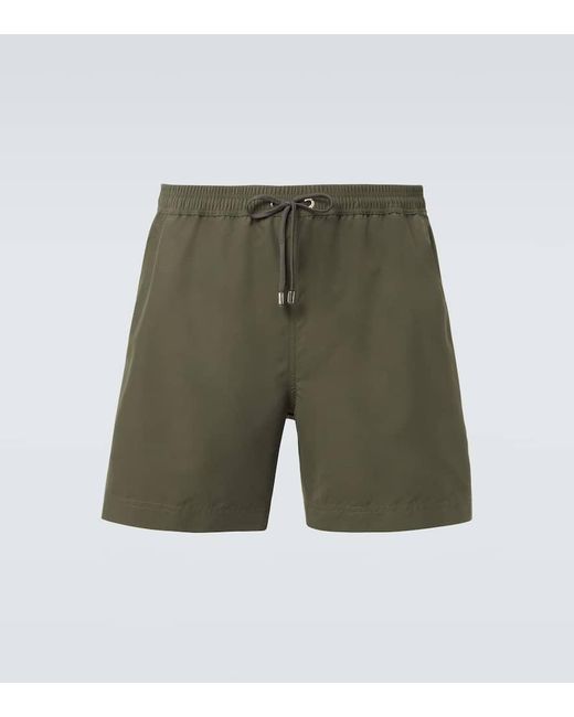Sunspel Green Swim Trunks for men