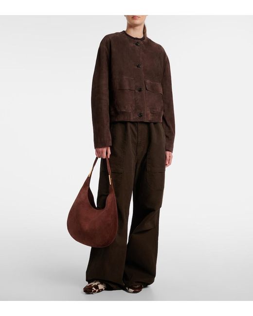 Borsa A Spalla Florence Medium di SAVETTE in Brown