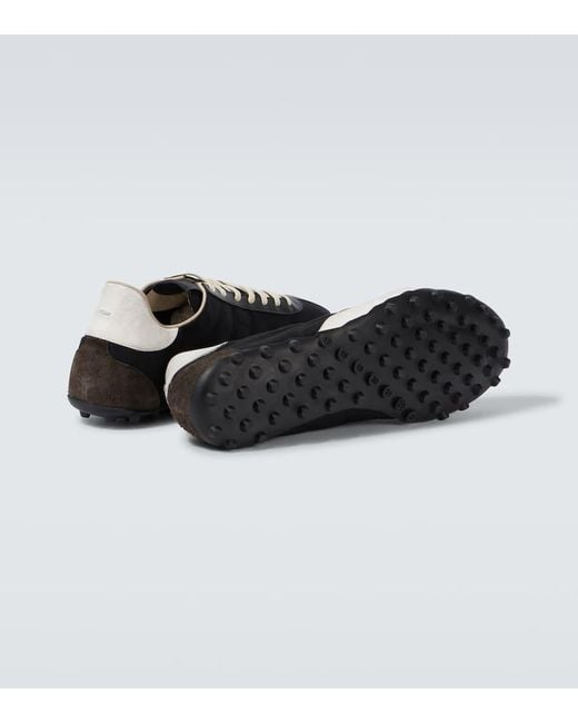 Sneakers Sprinters Con Pelle di Maison Margiela in Black da Uomo