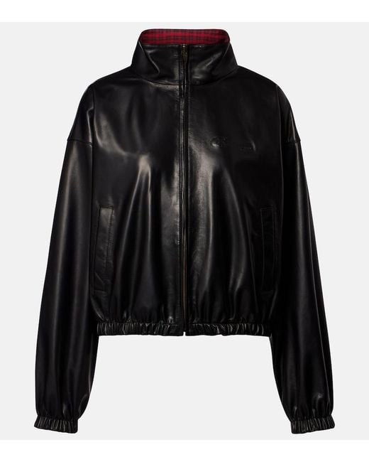 Balenciaga Black Reversible Leather Jacket