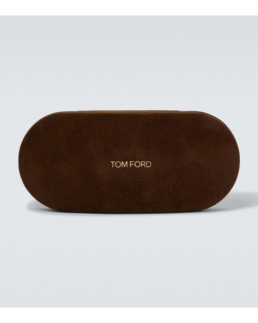 Tom Ford Brown Joey Square Sunglasses for men