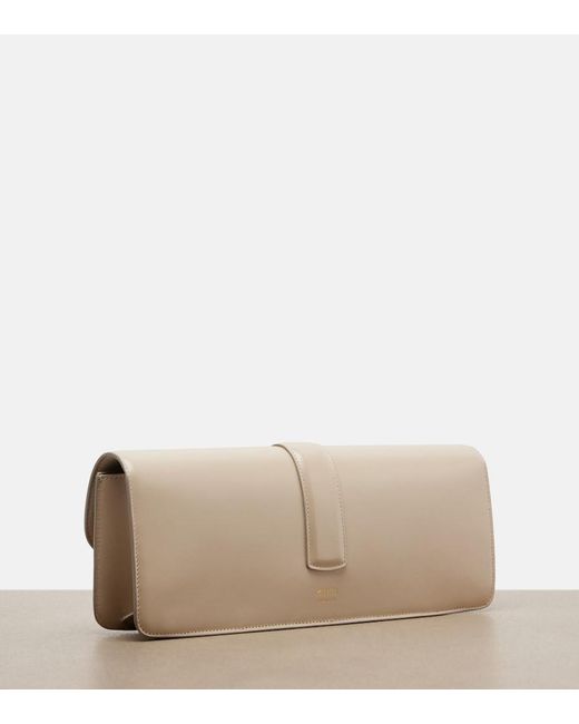 Khaite Natural Blake Leather Clutch