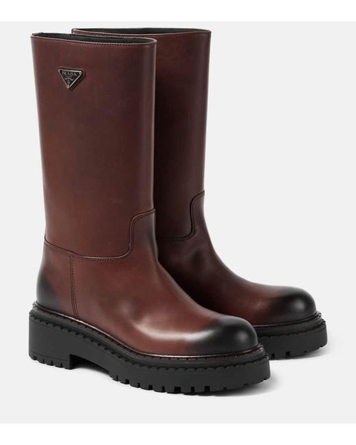 Stivali di Prada in Brown