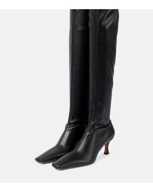 Botas Mosqueteras De Piel Sintetica Proenza Schouler de color Black