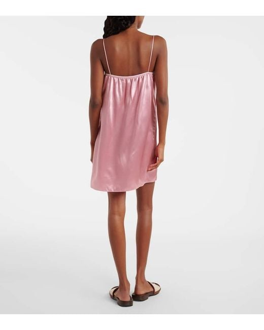 miu miu pink silk dress Miu Miu Dress by Miu Miu