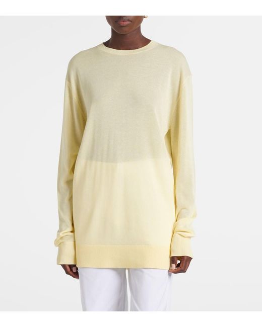 Pullover Oversize di Totême in Yellow