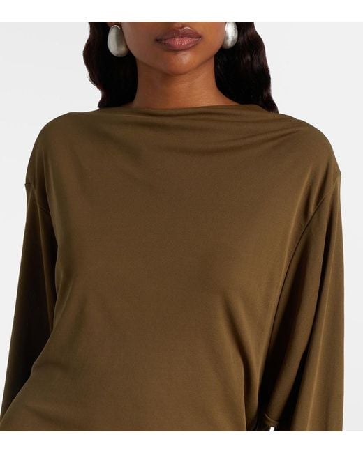 Jacquemus Green Mistral Jersey Minidress