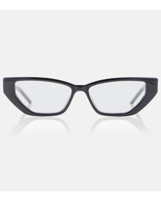 Occhiali Cat-Eye G-String di Gucci in Brown