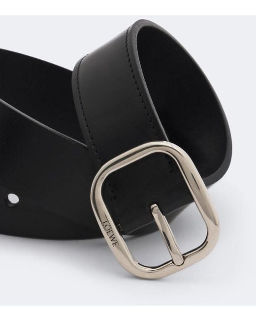 Loewe Black Leather Belt