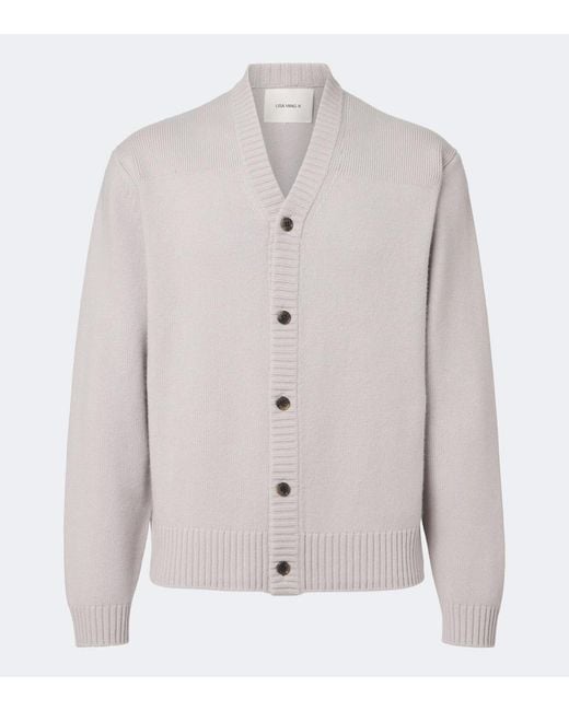 Lisa Yang Gray Fenris Cashmere Cardigan for men