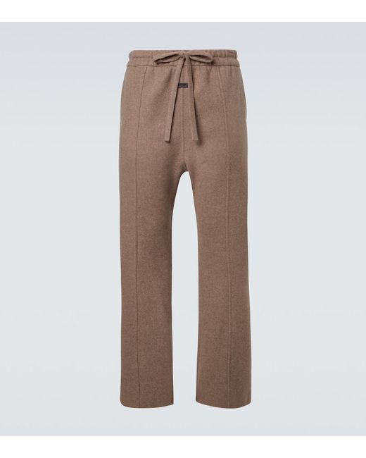 Fear Of God Brown '70S Wool And Cashmere Bootcut Pants for men