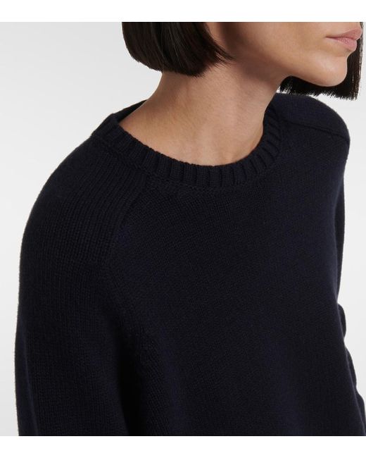 Loro Piana Blue Parksville Cashmere Sweater