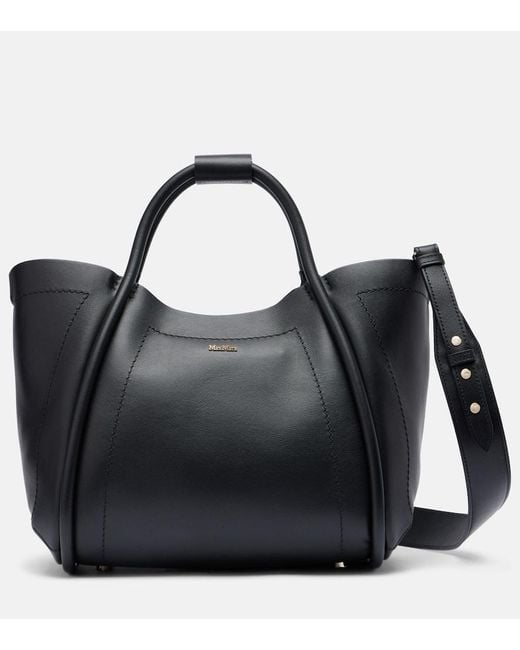 Sac Marin Small En Cuir Max Mara en coloris Black