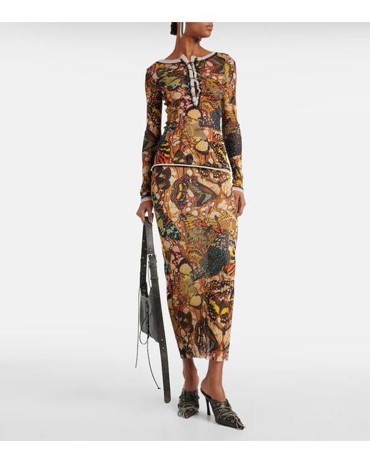 Top di Jean Paul Gaultier in Brown