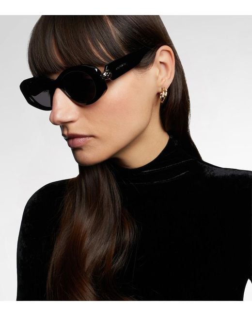 BVLGARI Brown Serpenti Forever Oval Sunglasses