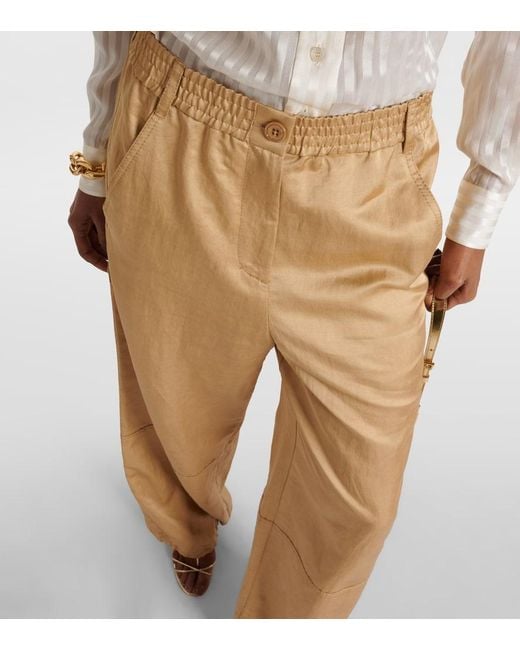 Dorothee Schumacher Natural Slouchy Coolness Wide-Leg Pants