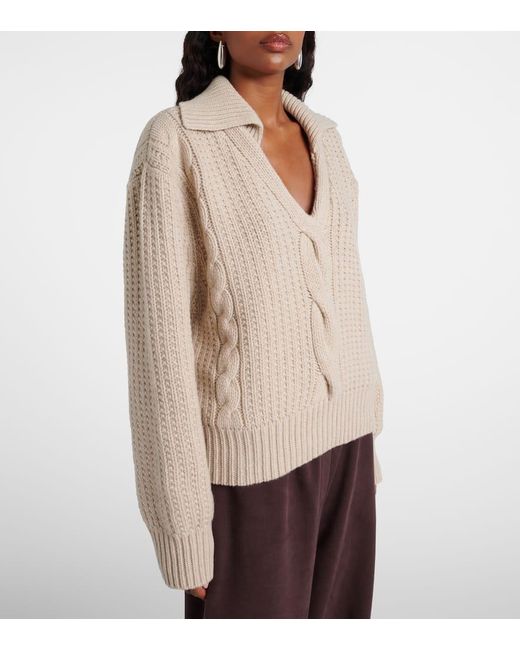 Magda Butrym Natural Cashmere Sweater