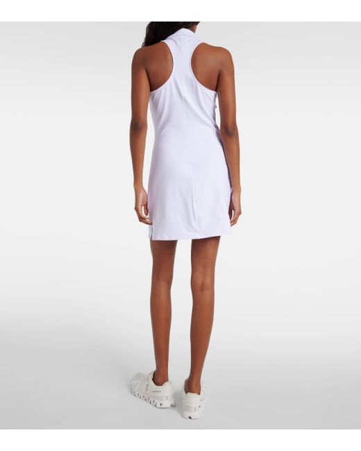 Alo Yoga White Charmed Tennis Dress