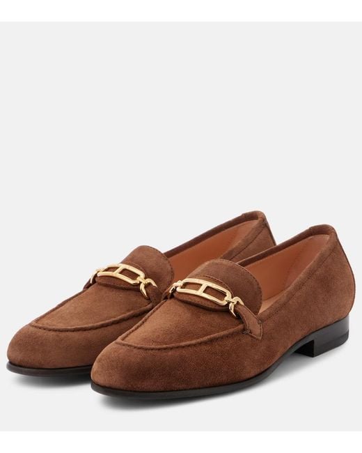 Tom Ford Brown Whitney Suede Loafers