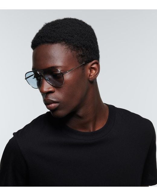 Dior Aviator-Sonnenbrille Dioressential A2U in Blue für Herren