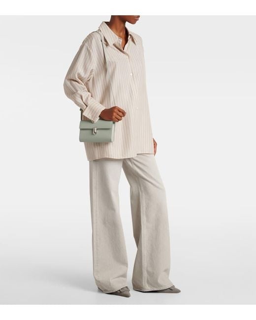 SAVETTE Natural Symmetry 26 Leather Shoulder Bag