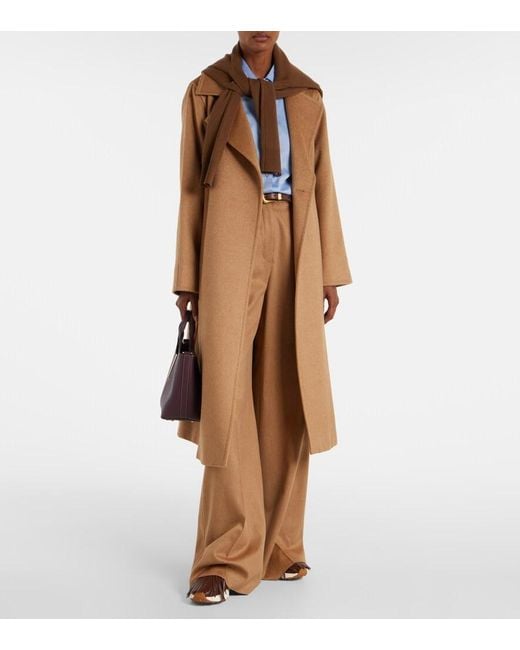 Tod's Brown Fringed Leather Sneakers