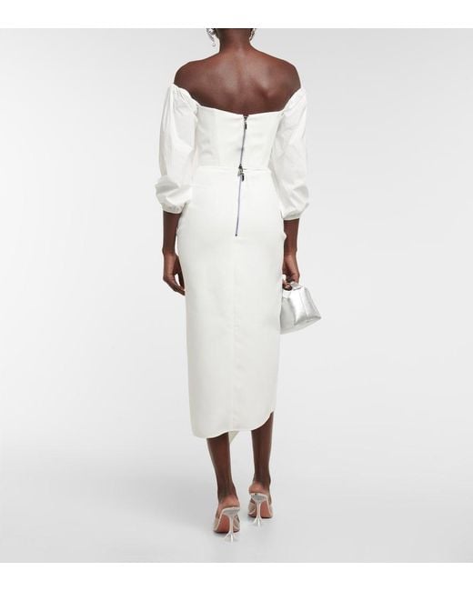 Maticevski White Cropped Top