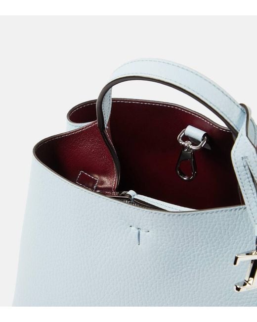 Tod's Blue T Timeless Micro Leather Crossbody Bag